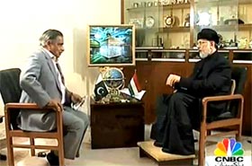 CNBC: Dr Tahir-ul-Qadri's Exclusive Interview with Mujahid Barelvi