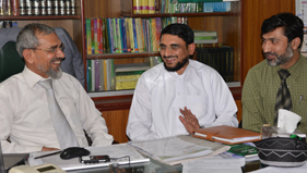 پاکستان: علامہ حافظ محمد اقبال اعظم کی مرکزی سیکرٹریٹ آمد