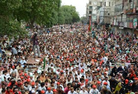 الاعتصام السلمي للحركة الشعبية الباكستانية ضد نظام الانتخاب الفاسد في باكستان
