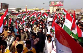 PAT (Rahim Yar Khan chapter) takes out protest rally