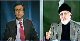 Dr Tahir ul Qadri's interview with Dr Moeed Pirzada on Express News in Face To Face (PAT Protest - May 11)