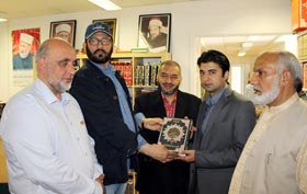 PTI کے MNA مراد سعید کا منہاج القرآن ڈنمارک کے ہیڈ کوارٹر کا دورہ