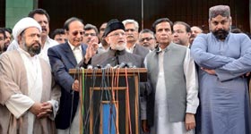 Dr Qadri to hold an APC on June 29 (Joint press conference with Dr Qadri, Ch Shujaat, Parvez Elahi, Hamid Raza, Amin Shaheedi)