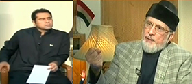 Dr Tahir ul Qadri's interview with Imran Khan on Express News (Yaum e Shuhda, Inqilab March & other current issues)