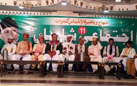 Mass marriage ceremony held under MWF Gujrat