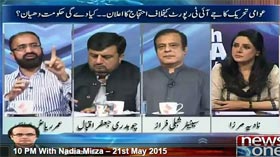 Umar Riaz Abbasi in 10 PM With Nadia Mirza on News One (JIT Report Mein Wuzra Ko Clean Chit..!!)