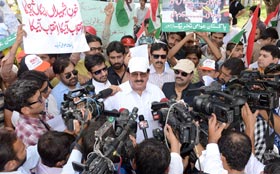 PAT protests induction of Rana Sanaullah in provincial cabinet & fake JIT report