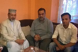 فرانس: پروفیسر علامہ حسن میر قادری کا شیخ زاہد فیاض سے ان کی خالہ کی وفات پر اظہار تعزیت