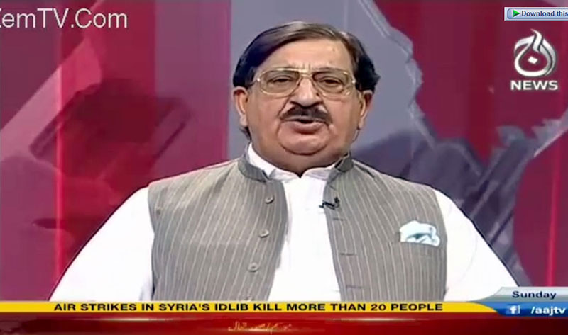 khurram Nawaz Gandapur With Shaukat Paracha On Aaj TV in Rubaru