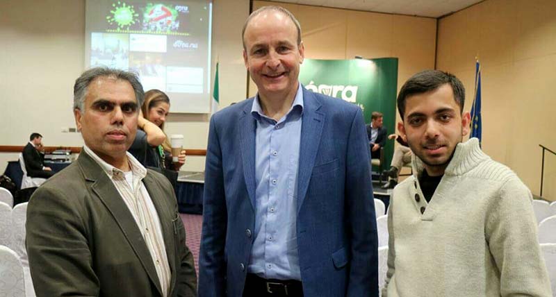 منہاج القرآن انٹرنیشنل آئرلینڈ کے صدر کی Ógra Fianna Fáil یوتھ کانفرنس میں شرکت