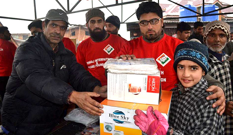 Minhaj Interfaith and Welfare Foundation delivers winter relief in Srinagar