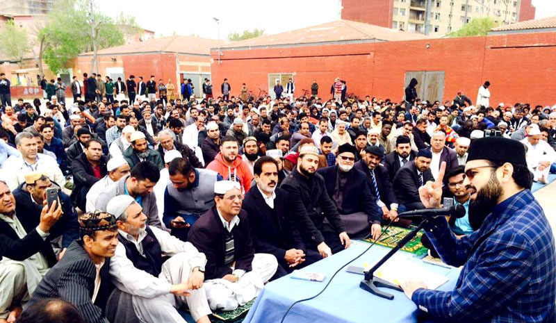 سپین: ڈاکٹر حسن محی الدین کا بادالونا میں نماز جمعہ کے اجتماع سے خطاب