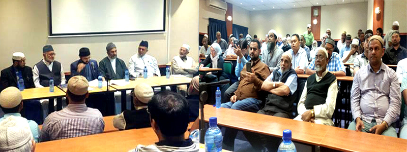 جنوبی افریقہ: ڈاکٹرحسن محی الدین قادری کی علماء و مشائخ کے ساتھ نشست