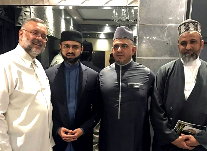 ساؤتھ افریقہ کے معروف سیاسی رہنما ابراہیم رسول کی ڈاکٹر حسن محی الدین قادری سے ملاقات