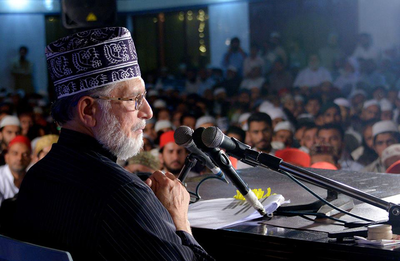 Standing by the oppressed part of excellent morality: Dr Tahir-ul-Qadri