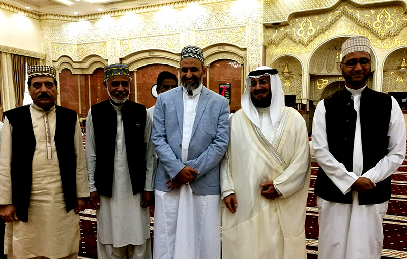 کویت: علامہ صادق قریشی کی الشیخ راشد العلومی سے ملاقات