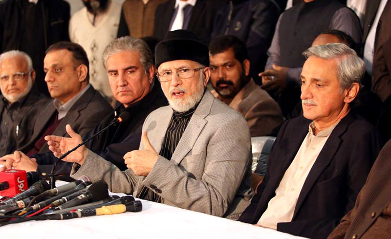PTI extends full support to three demands of Dr Tahir-ul-Qadri