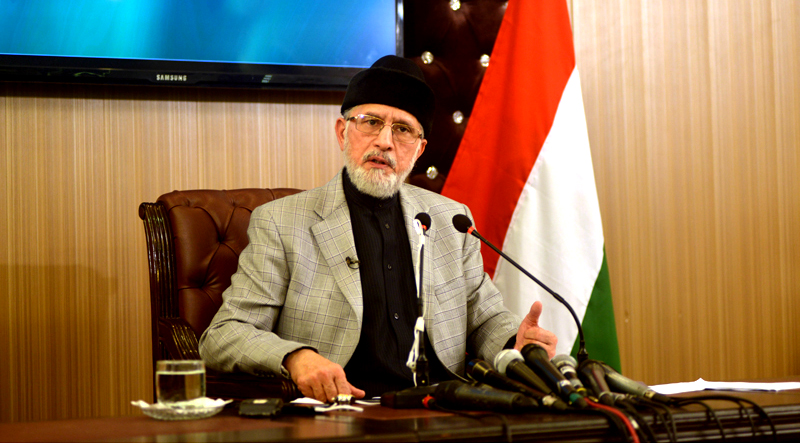 Failure of institutions forces people forced to take to streets: Dr Tahir-ul-Qadri