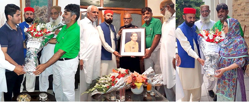 PAT & MQI delegation visits families of martyrs on Defence Day of Pakistan
