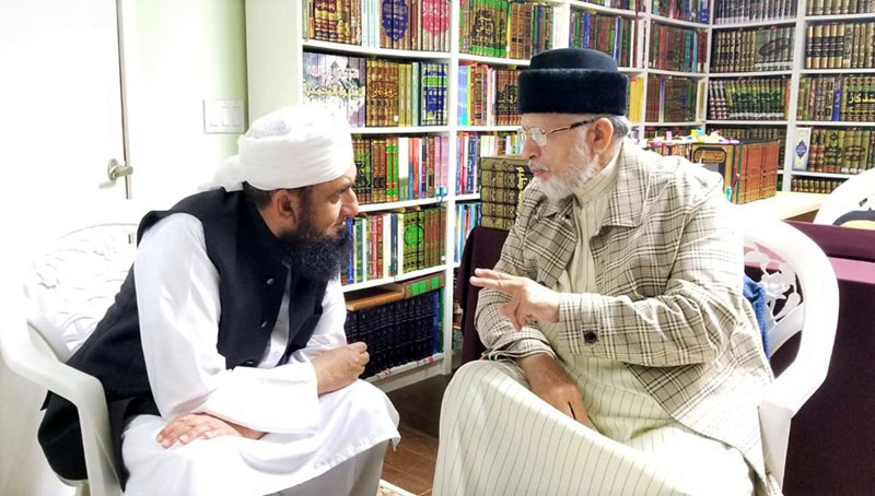 Maulana Tariq Jameel calls on Dr Tahir-ul-Qadri