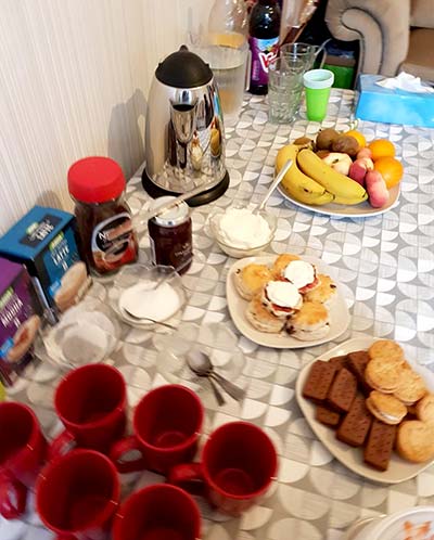 MWL Blackburn held their third coffee afternoon