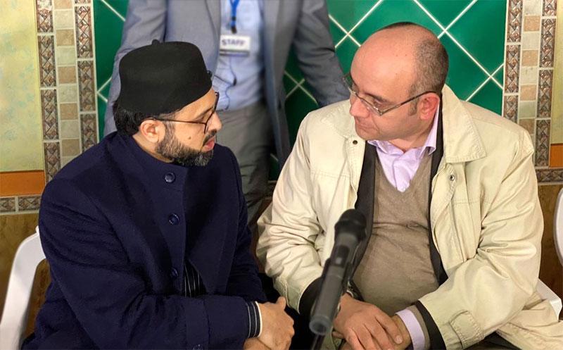 Carpi (Italy): The city Councilman Mr Maio Maurizio calls on Dr Hassan Mohi-ud-Din Qadri