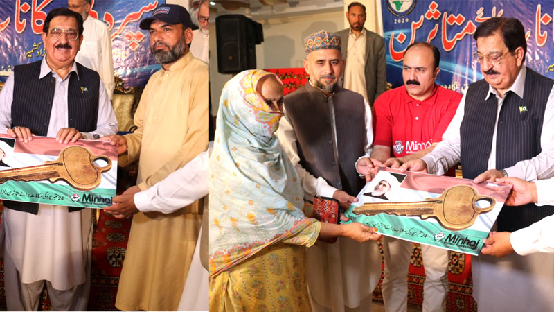 MWF gives keys of reconstructed houses to earthquake affectees