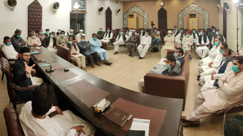 MQI Gujrat delegation calls on Dr Hassan Mohi-ud-Din Qadri