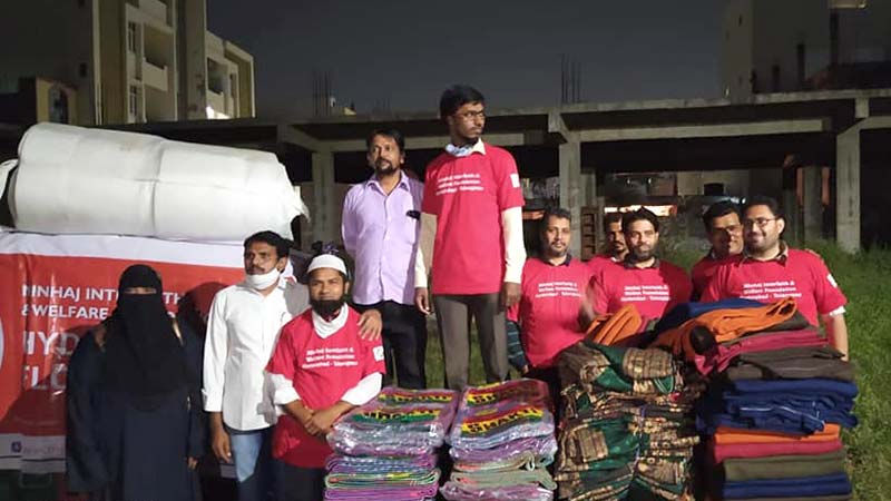 MIWF delivers relief goods for flood-hit families of Hyderabad
