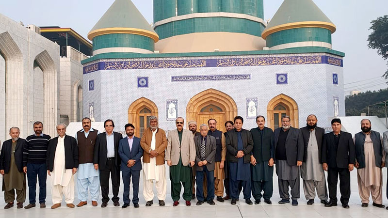 تاجر رہنماؤں کے وفدکا منہاج القرآن سیکرٹریٹ کا دورہ