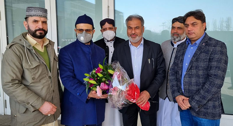 Dr Hassan Mohi-ud-Din Qadri reached Germany on a 4-day tour