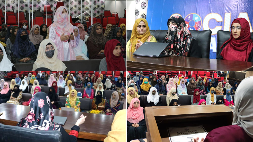 #WomenItikaf2022: Mrs. Fizzah Hussain Qadri talks to social media activists