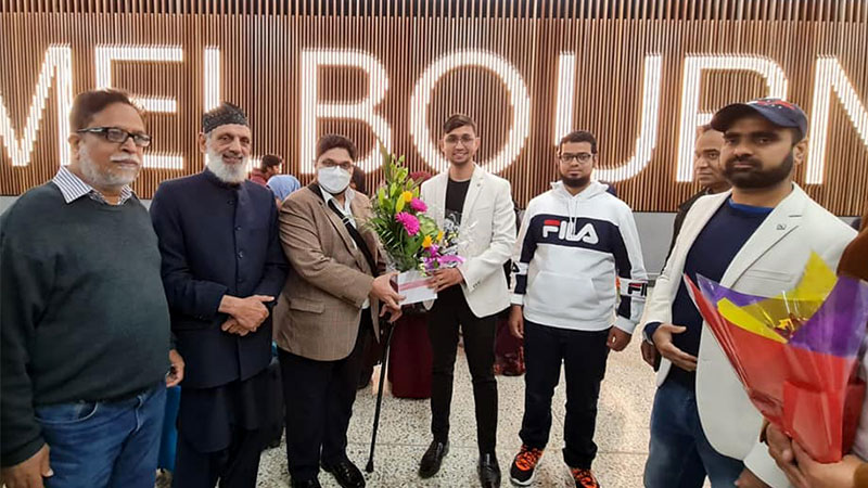 ڈاکٹر حسین محی الدین قادری تنظیمی دورہ پر آسٹریلیا پہنچ گئے