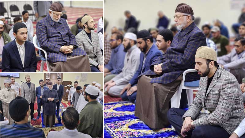 کینیڈا: شیخ الاسلام ڈاکٹر محمد طاہرالقادری کی جامع المصطفیٰ اسلامک سنٹر مسی ساگا میں نمازِ جمعہ ادا کی ادائیگی