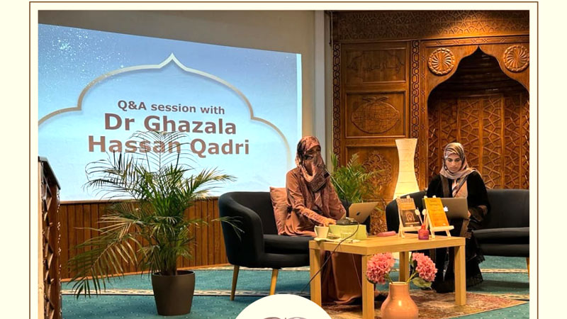 Al Nasiha camp 2023: Dr Ghazala Qadri attends Q&A