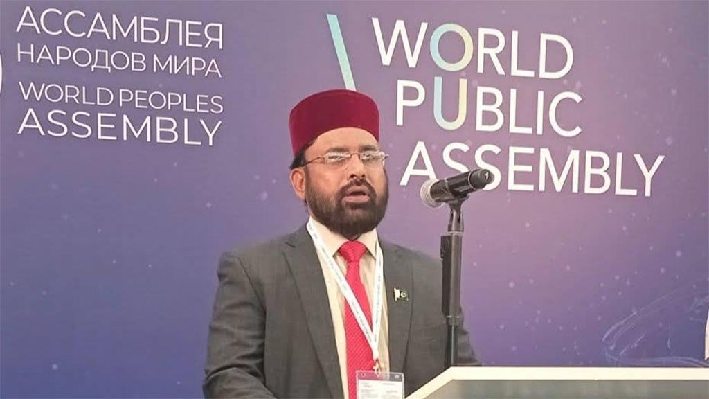 Sohail Ahmad Raza Represents Minhaj-ul-Quran at World People’s Assembly in Moscow