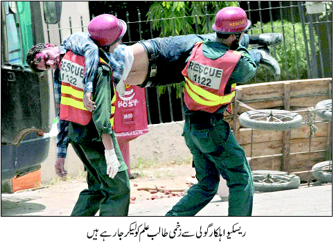 Print Media Coverage Daily Waqt Back Page